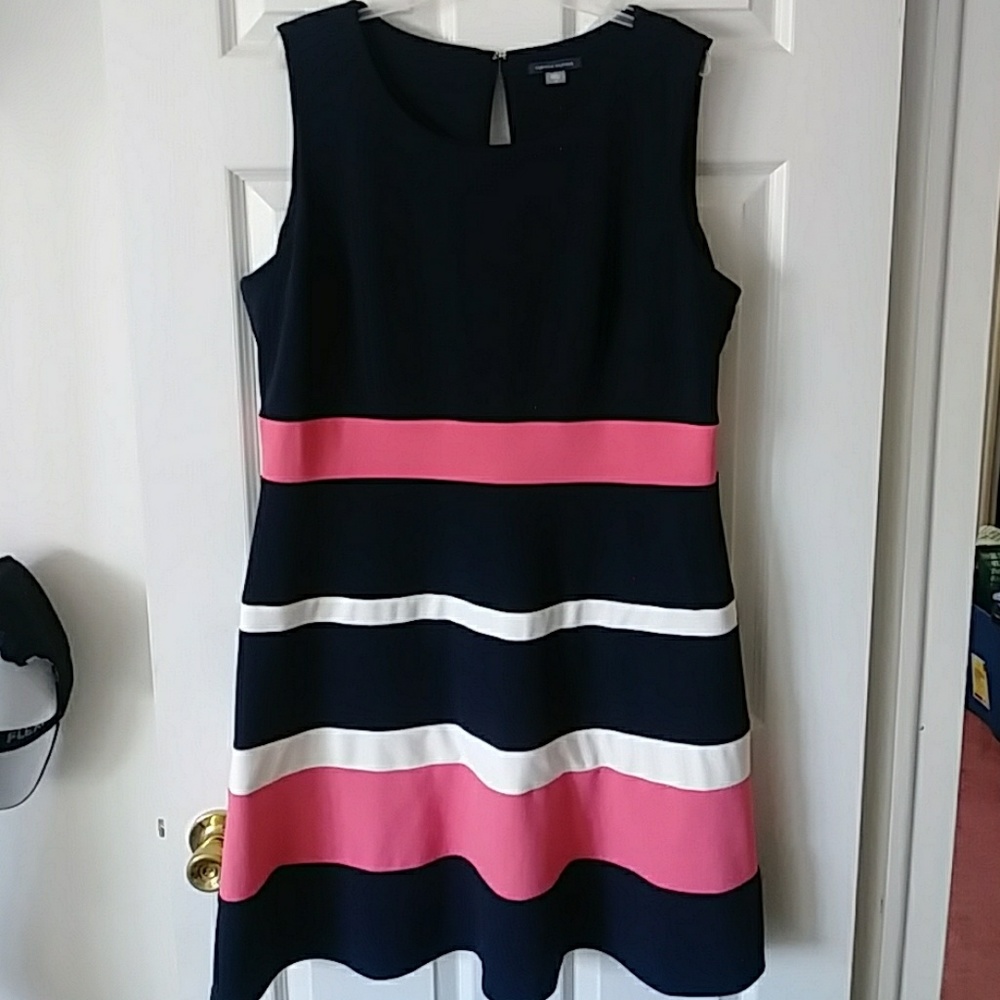 Tommy Hilfiger navy sleeveless dress